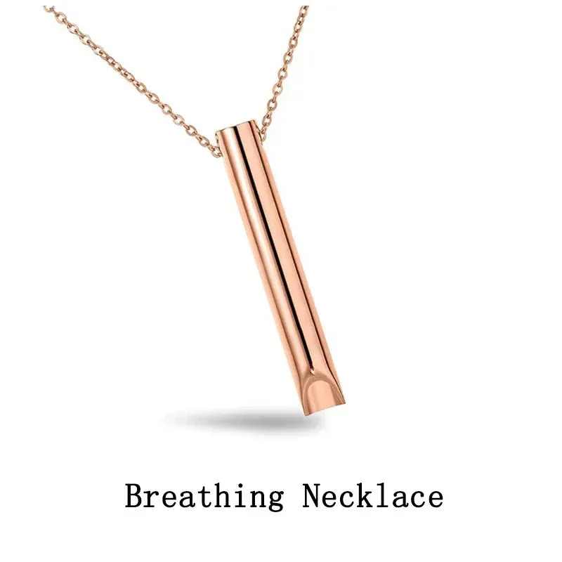 New Black Color Pillar Necklace for Men Women Trendy Simple Stainless Steel Chain 3D Bar Necklaces Party Jewelry Couple Gifts