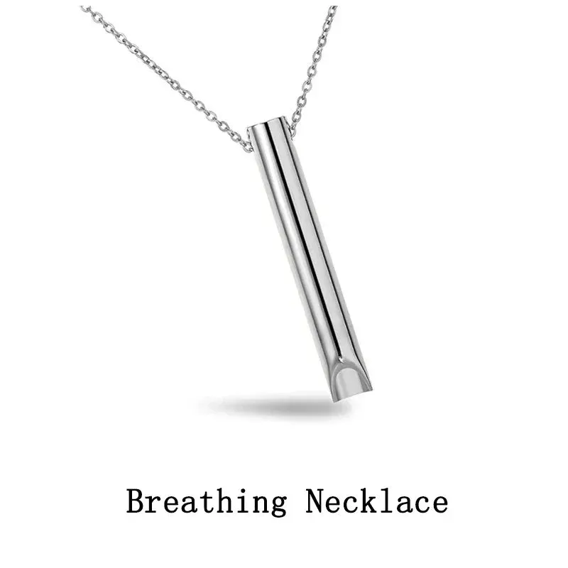 New Black Color Pillar Necklace for Men Women Trendy Simple Stainless Steel Chain 3D Bar Necklaces Party Jewelry Couple Gifts