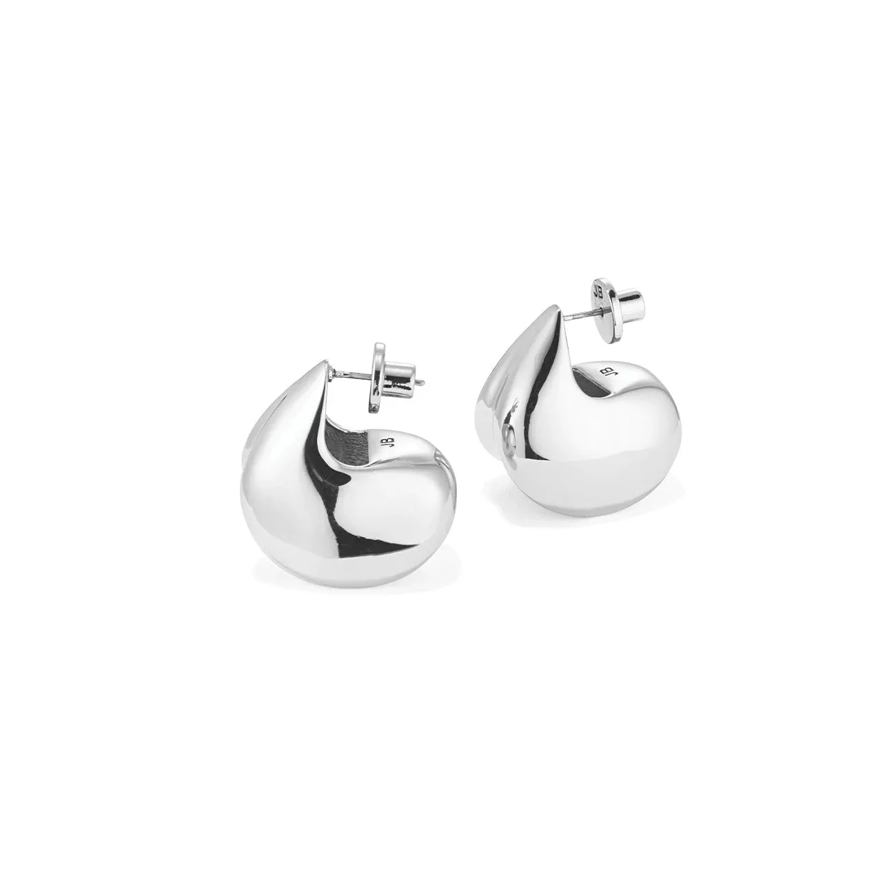 Nouveaux Puff Earrings (Silver)