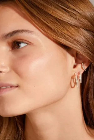 Pilgrim & Hanna Schoberg Earring Set - Silver Plated
