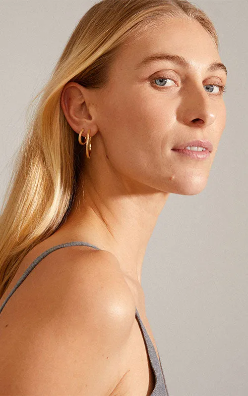 Pilgrim PULSE recycled earrings 2-in-1 set, gold