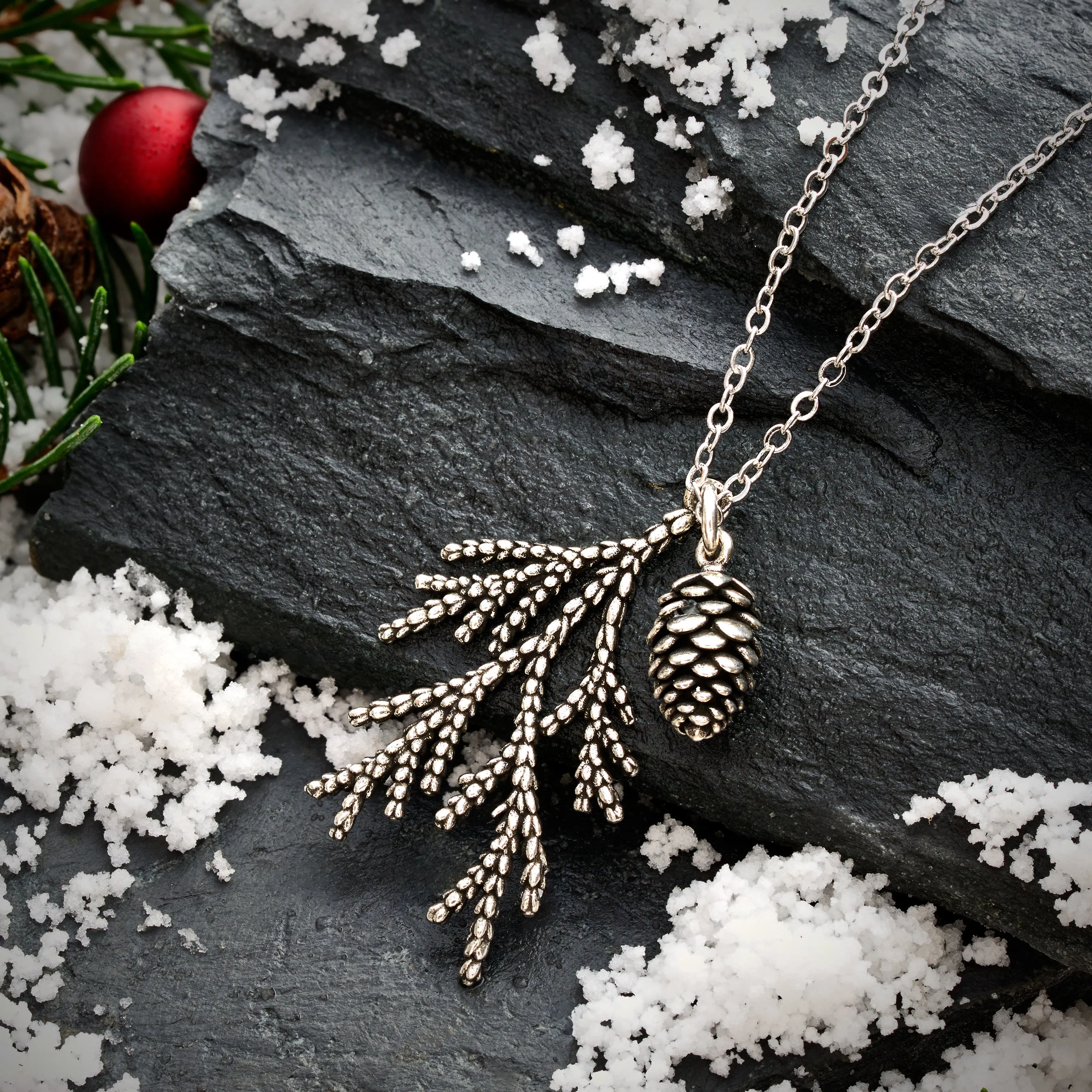 Pine Branch Necklace
