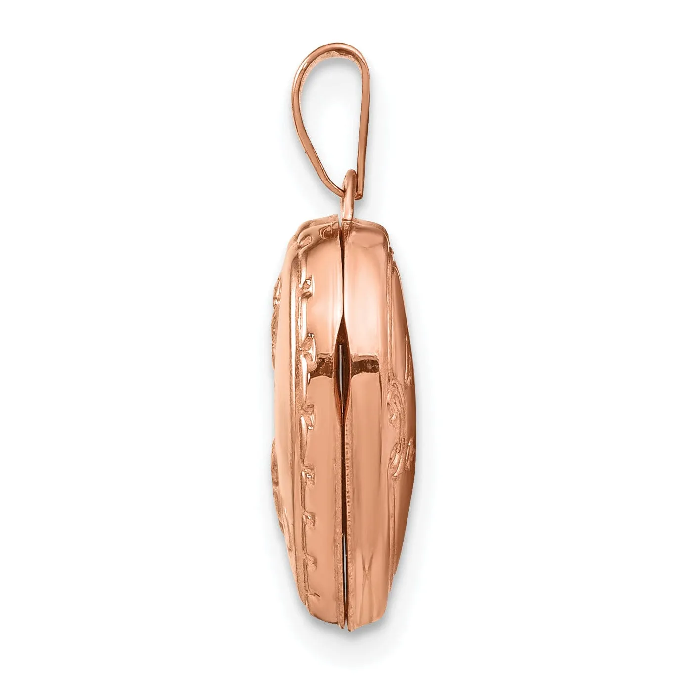 Rose Gold Reversible Heart Locket