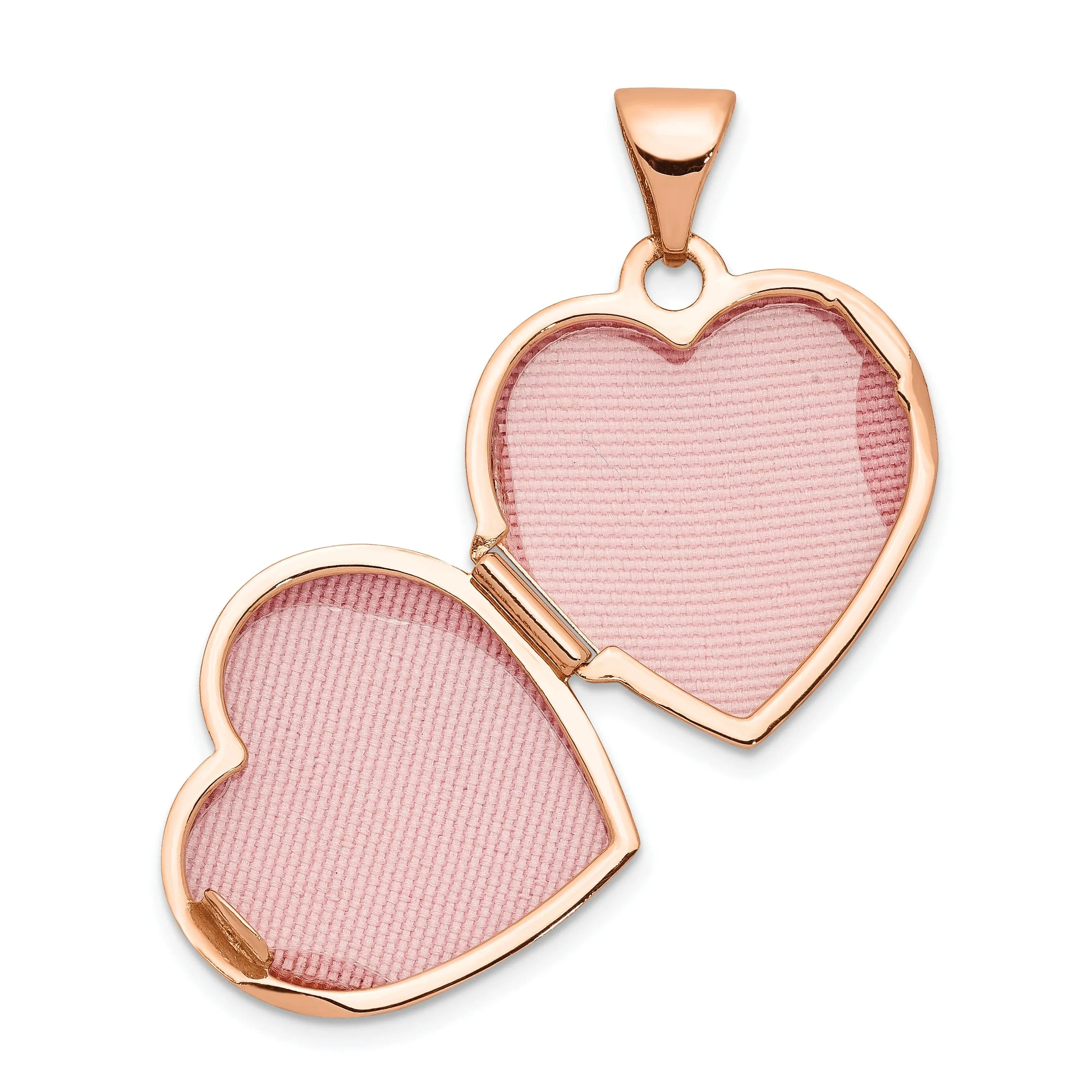 Rose Gold Reversible Heart Locket
