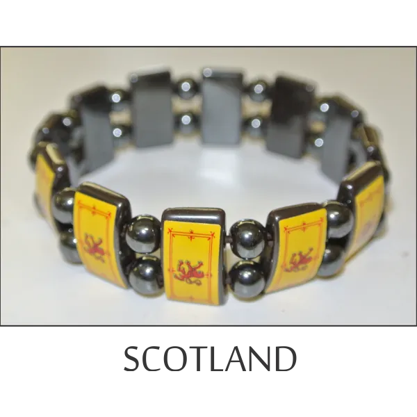 Scotland Metal Beads Bracelet