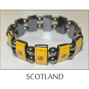 Scotland Metal Beads Bracelet