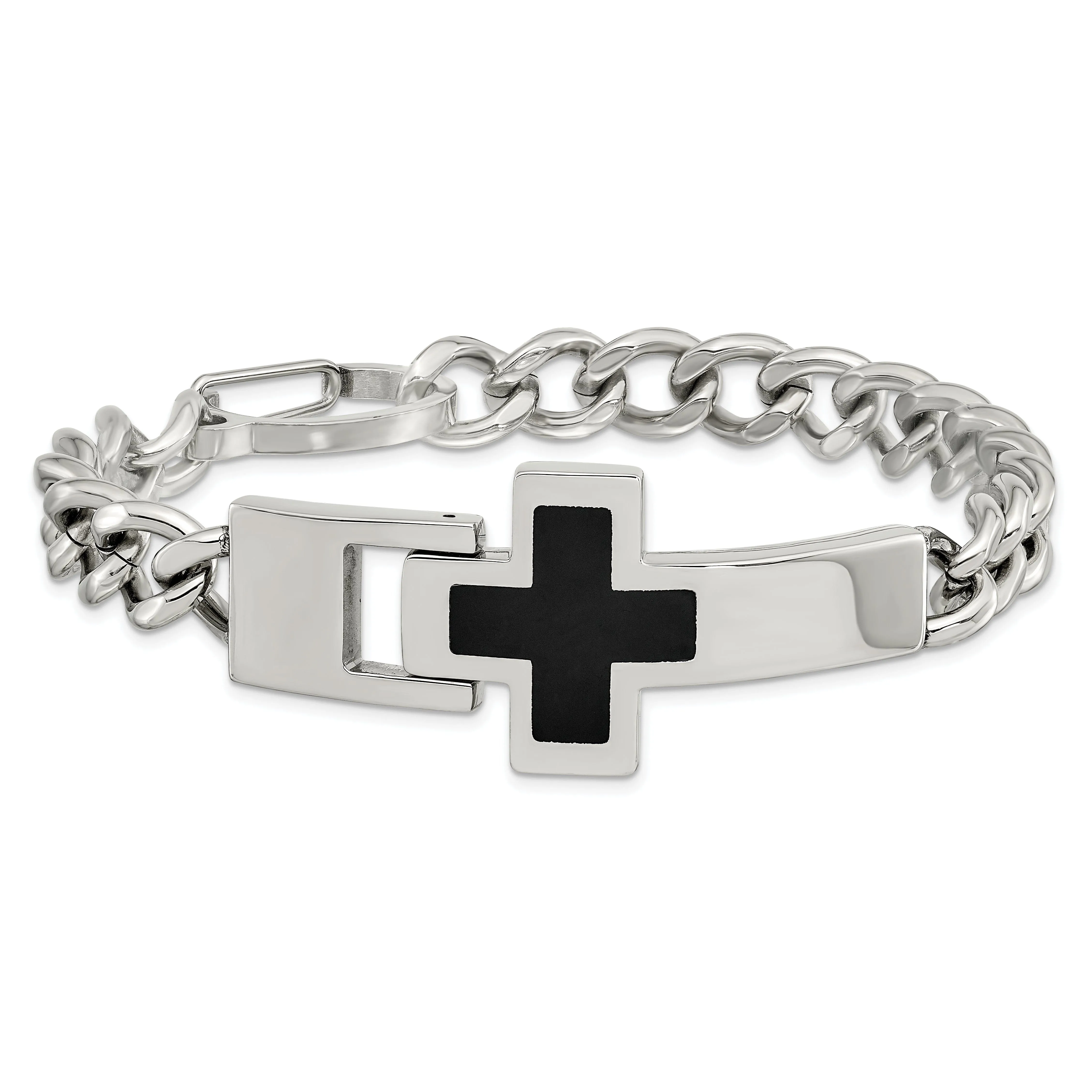 Stainless Steel Cross Bracelet