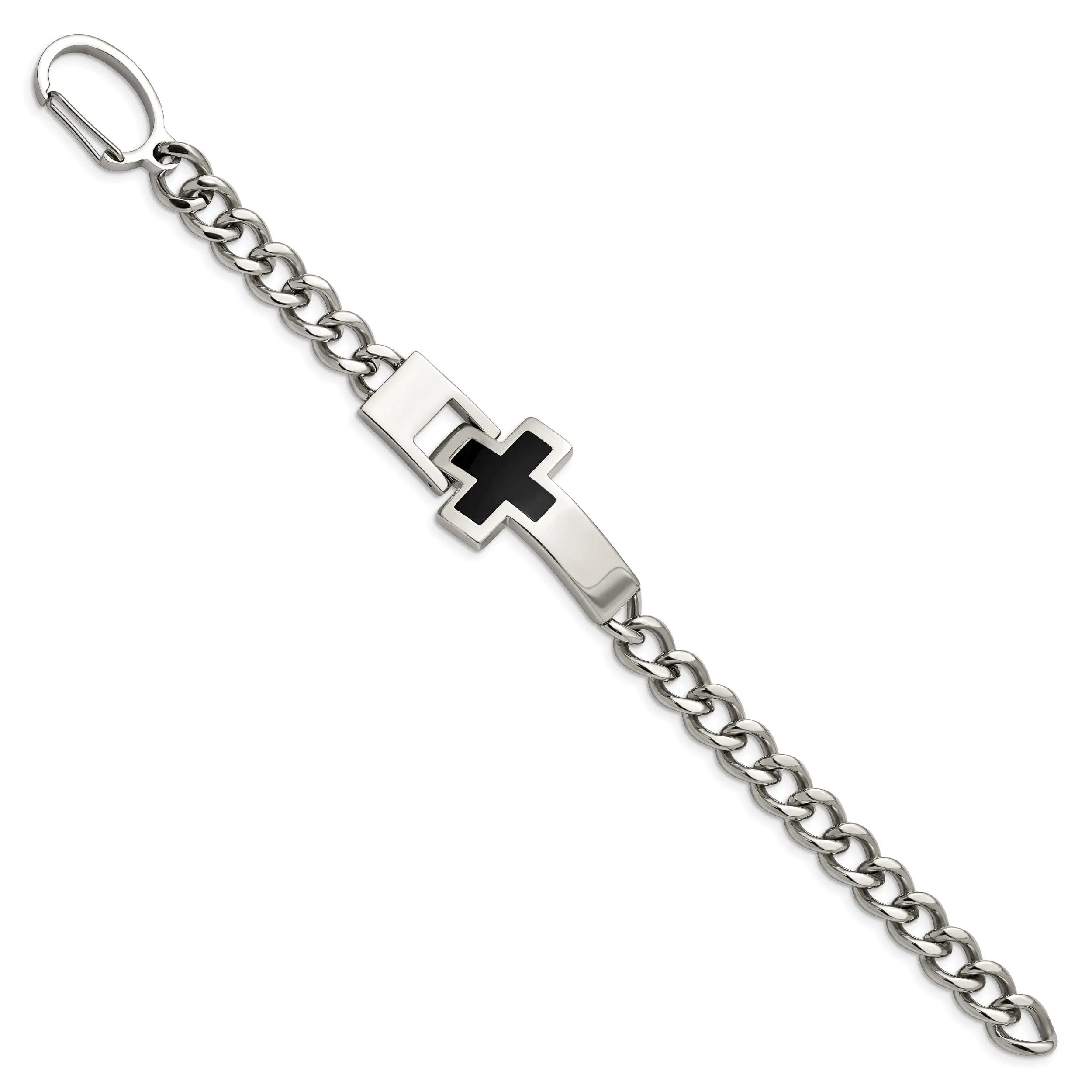 Stainless Steel Cross Bracelet