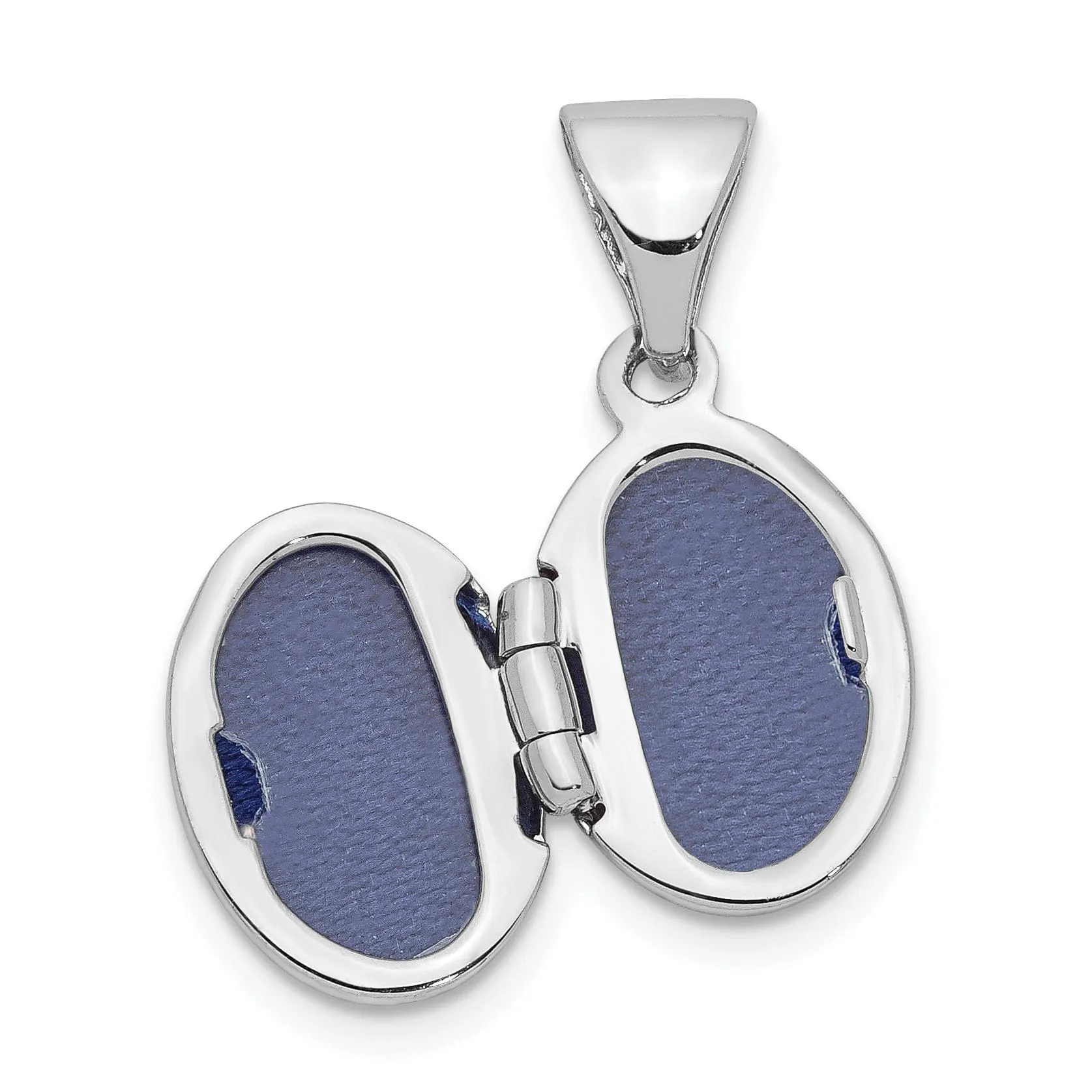 Sterling Silver Infant 12mm Oval Locket