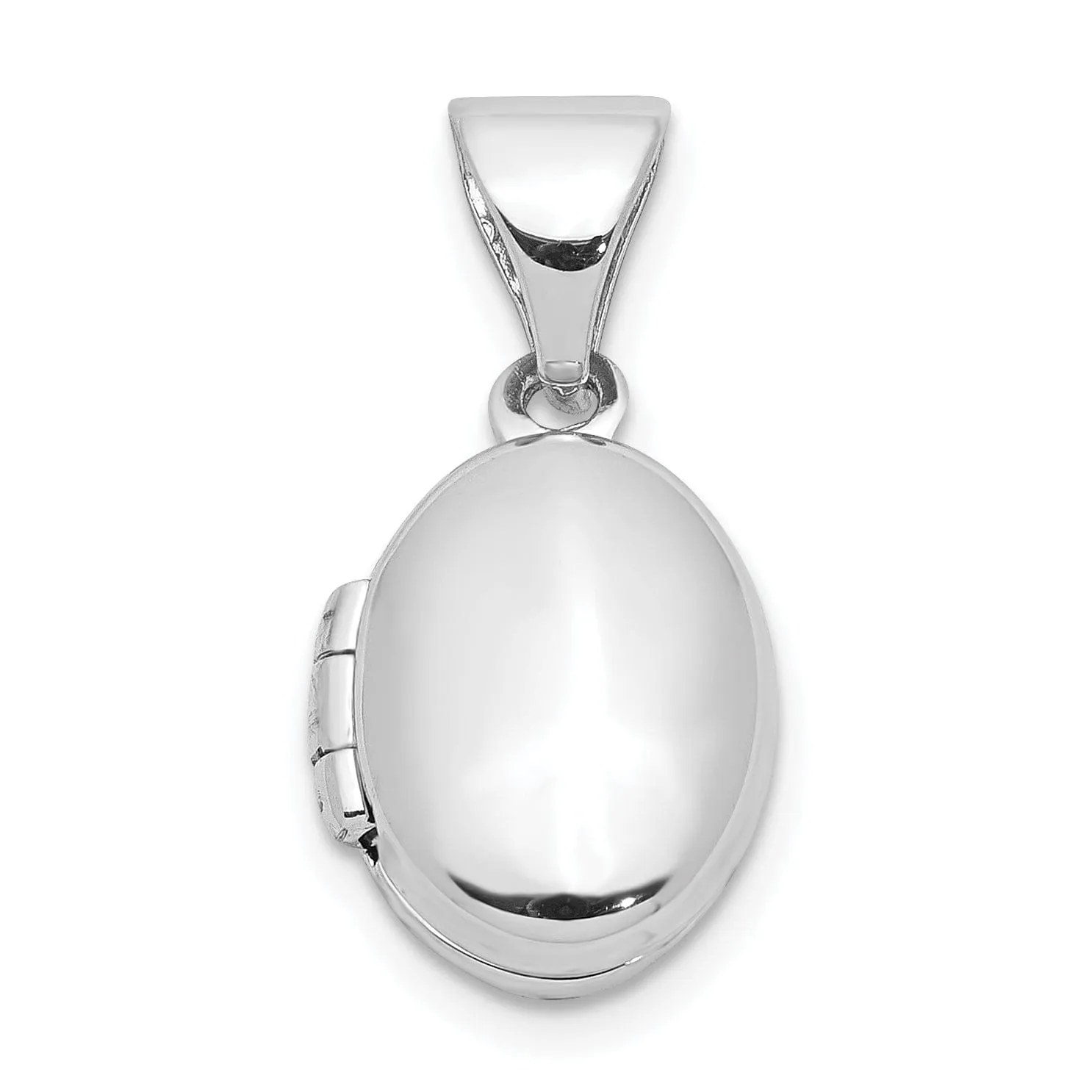 Sterling Silver Infant 12mm Oval Locket