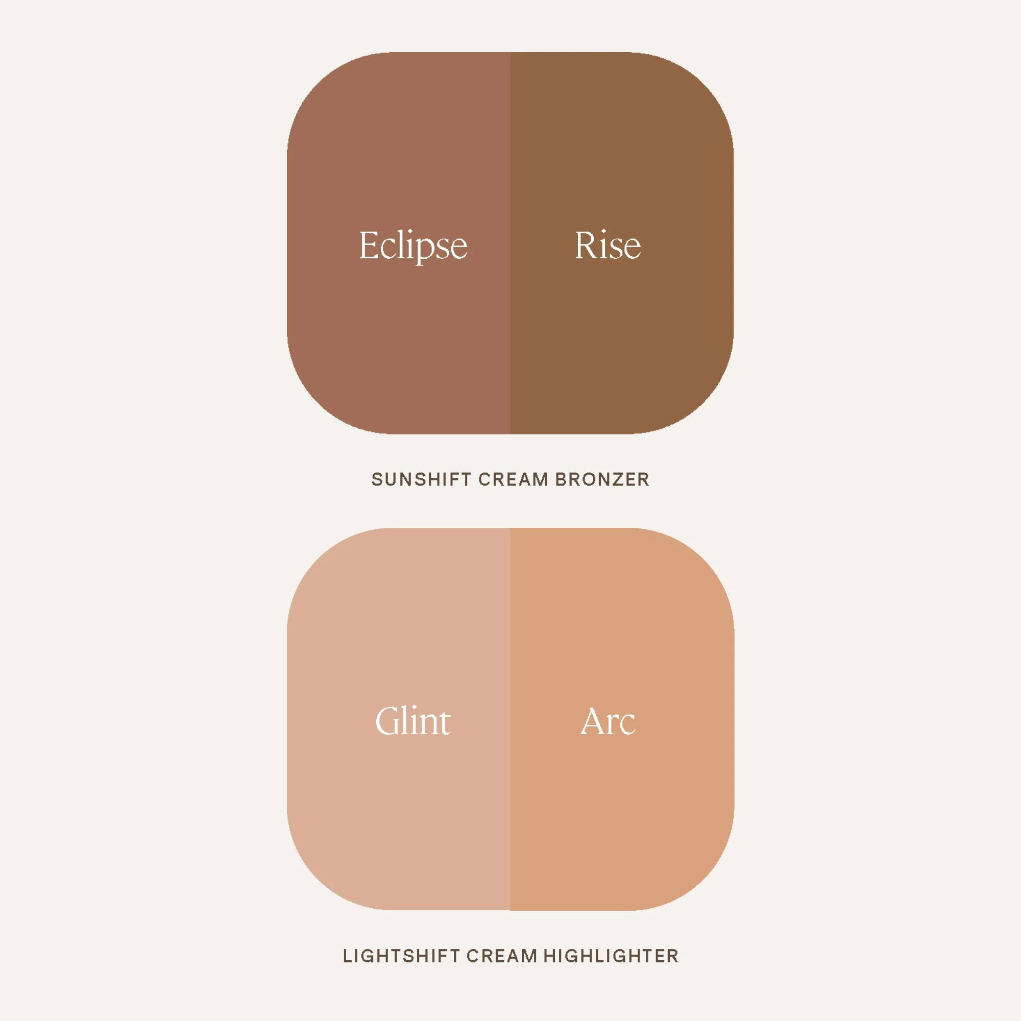 Sunshift Bronzer   Lightshift Highlighter