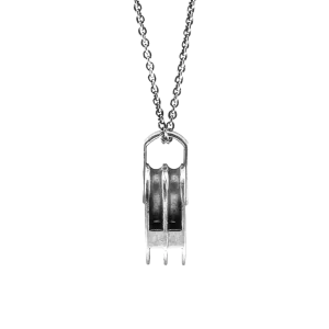 Tyne Pulley Silver Necklace Pendant