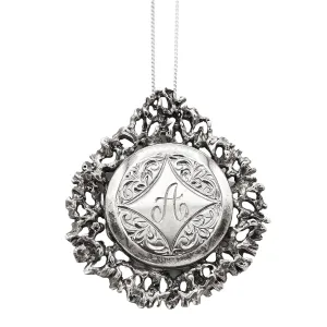 Vintage | Ornate A Locket Necklace