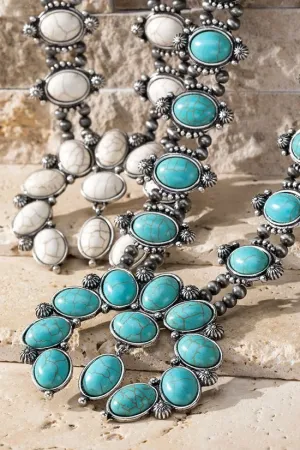 Western Squash Blossom Necklace Set