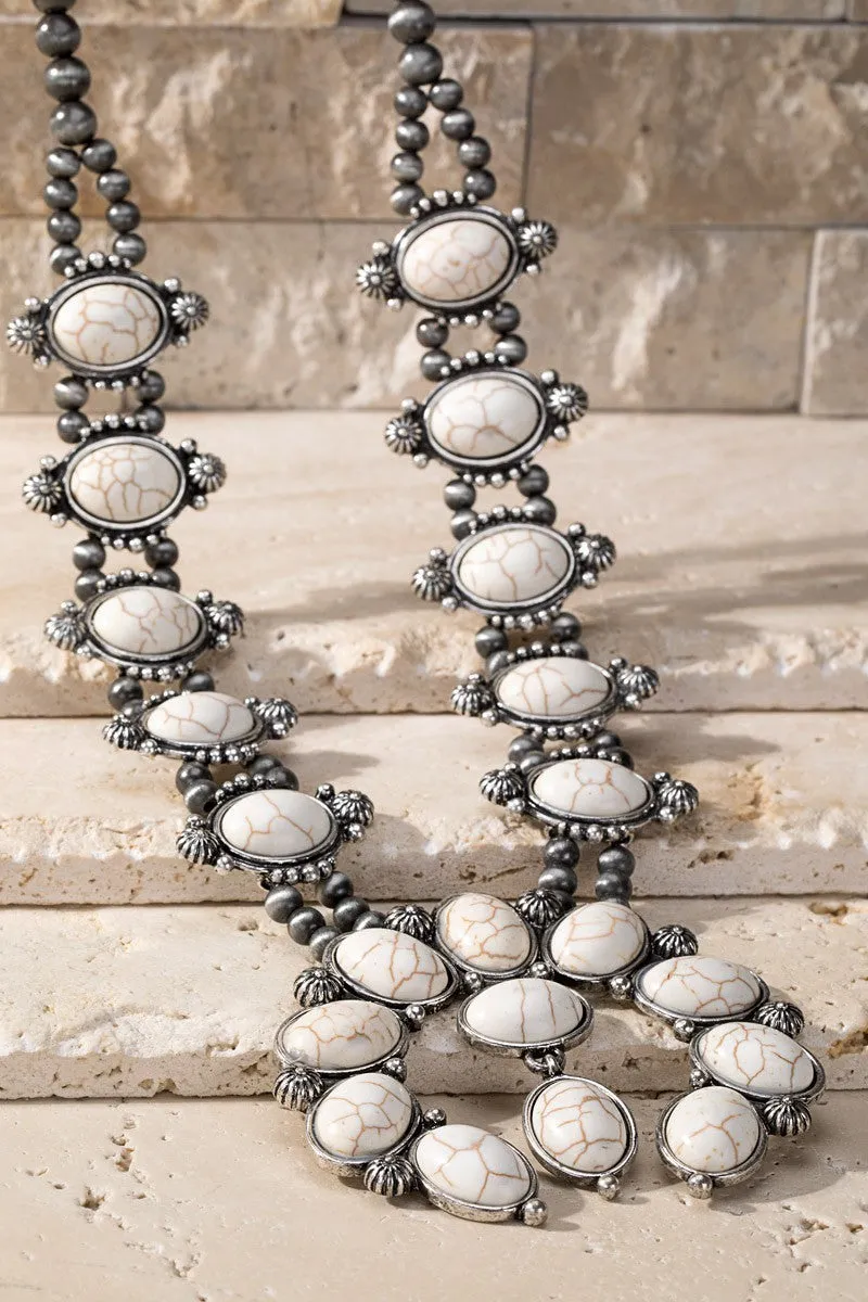 Western Squash Blossom Necklace Set