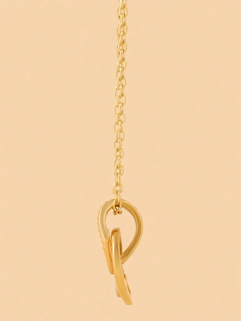 Westside X Pome Tangled Lab Diamond Rope Heart Necklace